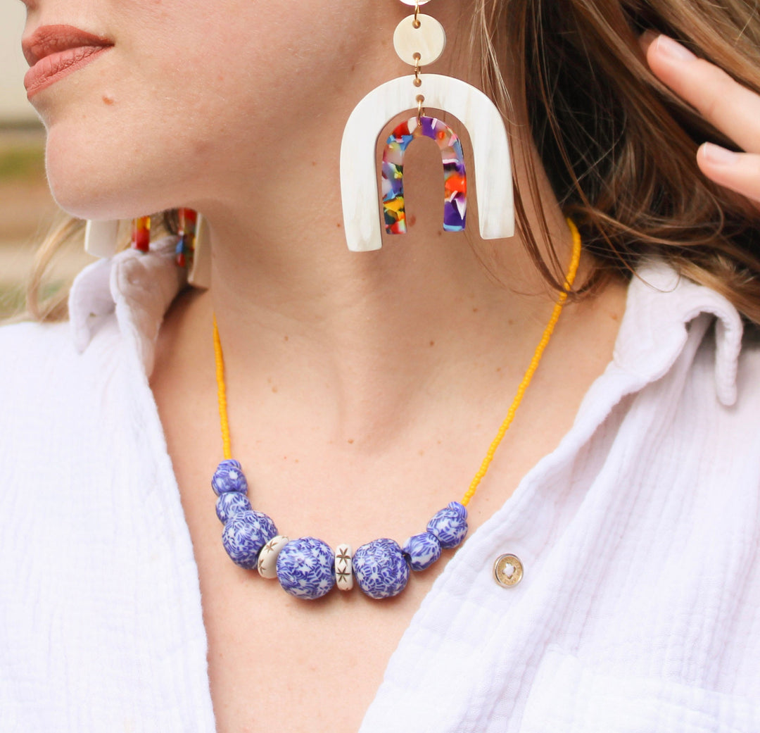 Blueberry Citrus Necklace