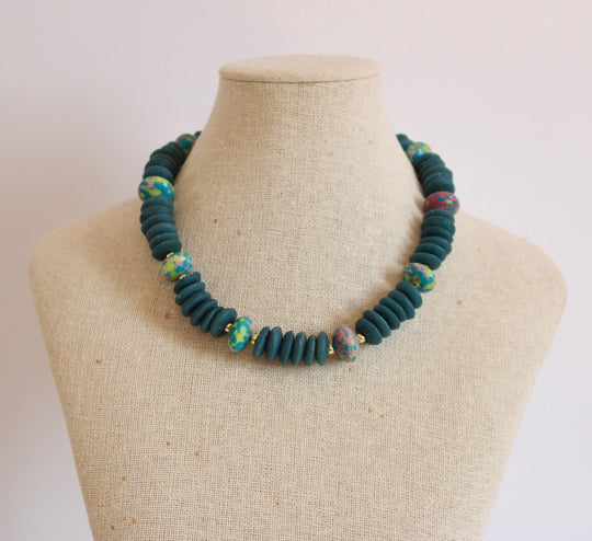 Teal Garden Necklace