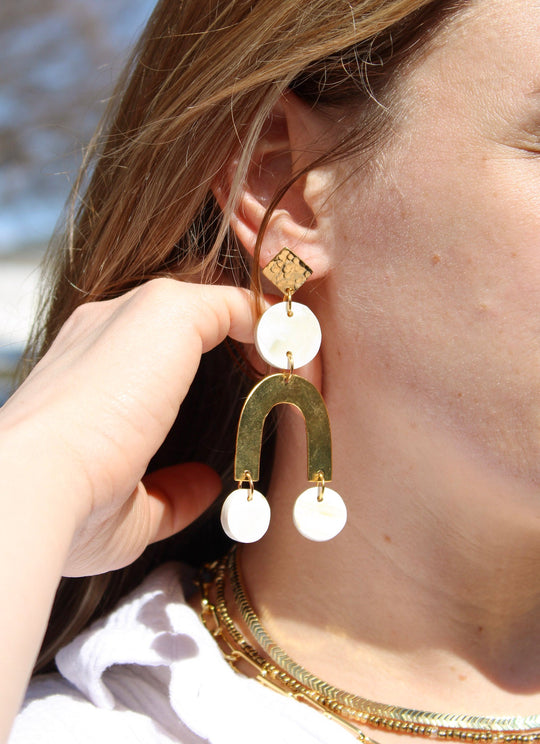 Drops of Gold Earrings