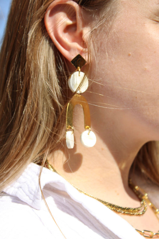 Drops of Gold Earrings