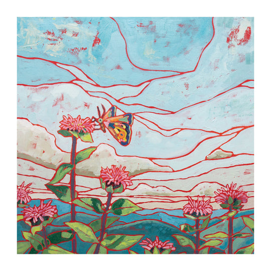Mary Benson - Wild Bergamot Breeze Print
