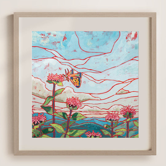 Mary Benson - Wild Bergamot Breeze Print